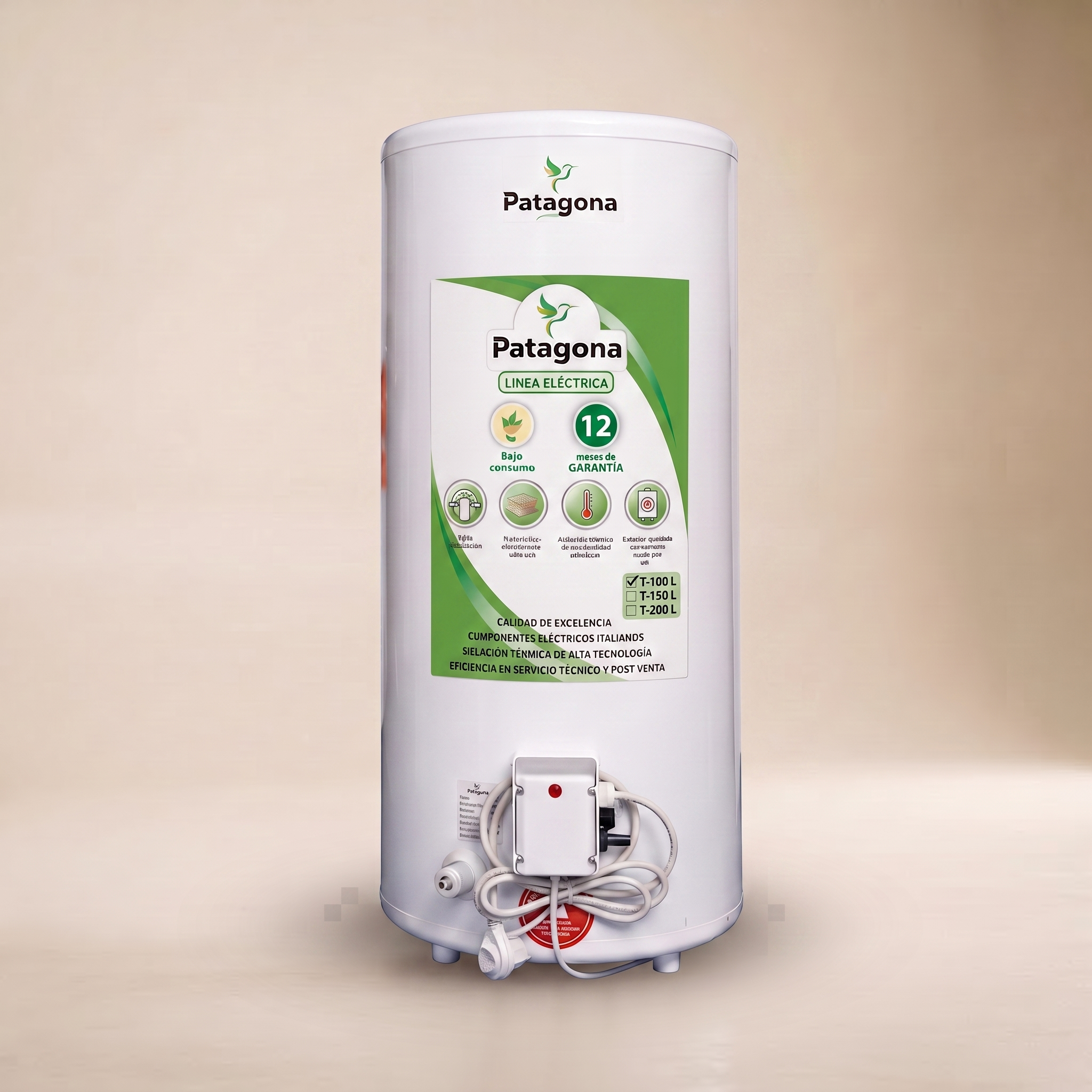 Termotanque eléctrico 80 litros - Línea Green Economy